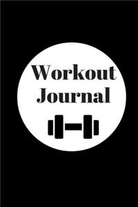 Workout Journal / Fitness Log Book / Exercise Gym Planner, Diary ( 6 x 9, 100 pages, softcover )