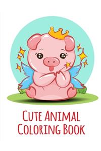 Cute Animal Coloring Book