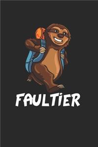 Faultier Notizbuch