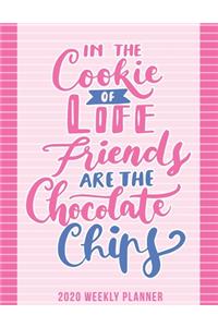 2020 Friendship Weekly Planner dated with to do notes
