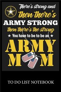 Army Mom: Checklist Paper To Do & Dot Grid Matrix To Do Journal, Daily To Do Pad, To Do List Task, Agenda Notepad Daily Work Task Checklist Planner School Hom