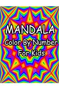 Mandala Color by Number for Kids