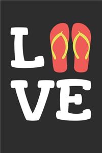 LOVE Flip Flops