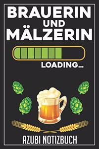 Brauerin und Mälzerin Loading... Azubi Notizbuch
