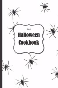 Blank Halloween Cookbook