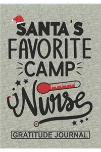 Santa's Favorite Camp Nurse - Gratitude Journal