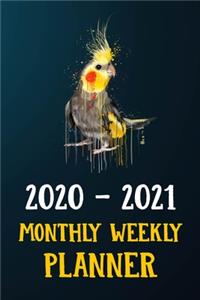 2020 2021 Monthly Weekly Planner