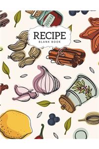 Recipe Blank Book