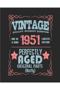 Vintage Quality Without Question One of a Kind 1951 Limited Edition Perfectly Aged Original Parts Mostly