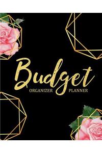 Budget Planner Organizer: Rose Pink 12 Month Weekly Expense Tracker Bill Organizer Business Money Personal Finance Journal Planning Workbook