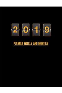 2019 Planner Weekly and Monthly