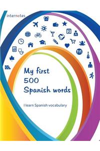 My first 500 Spanish words - I learn Spanish vocabulary