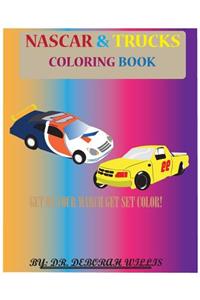NASCAR & Trucks Coloring Book