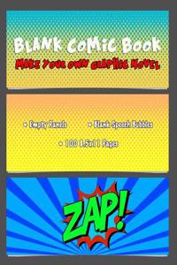 Blank Comic Book Make Your Own Graphic Novel