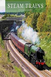 Steam Trains 2023 Square Wall Calendar