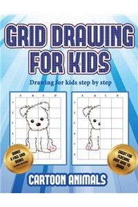 Drawing for kids step by step (Learn to draw cartoon animals)