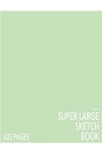 Icy Green Super Large Sketchbook: Big Softcover Sketchbook, 625 Pages, Giant Sketchbook, Large Sketchbook for Drawing
