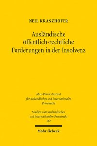 Auslandische Offentlich-Rechtliche Forderungen in Der Insolvenz