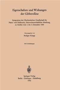 Eigenschaften Und Wirkungen Der Gibberelline