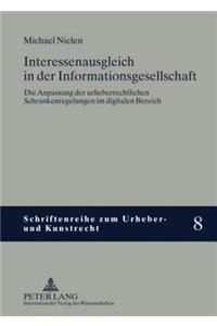 Interessenausgleich in Der Informationsgesellschaft