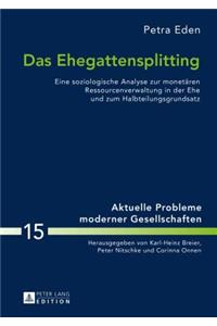 Ehegattensplitting