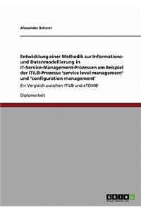 Methodik zur Informations- und Datenmodellierung in IT-Service-Management-Prozessen: Die ITIL(R)-Prozesse 'service level management' und 'configuration management': Ein Vergleich zwischen ITIL(R) und eTOM(R)