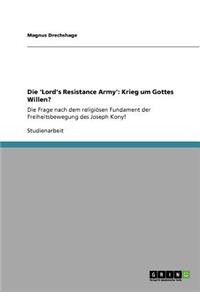 'Lord's Resistance Army'