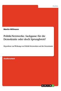 Politik-Netzwerke. Sackgasse für die Demokratie oder doch Sprungbrett?