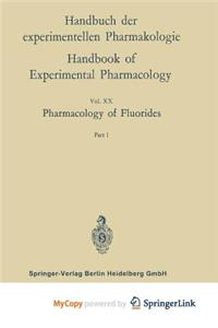 Pharmacology of Fluorides