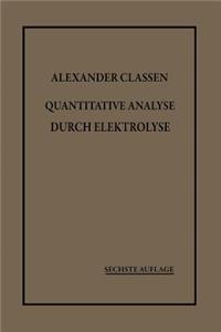 Quantitative Analyse Durch Elektrolyse