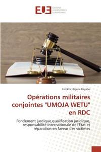 Opérations militaires conjointes 