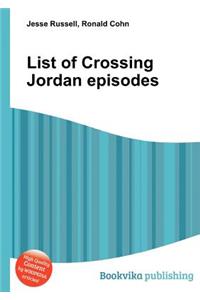 List of Crossing Jordan Episodes