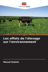 Les effets de l'élevage sur l'environnement