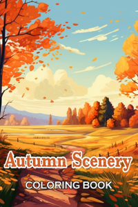 Autumn Scenery Coloring Book
