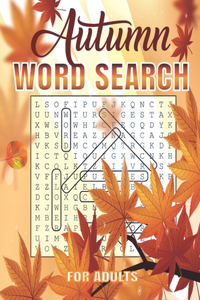 Autumn Word Search For Adults