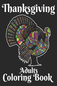 Thanksgiving Adult Coloring Book