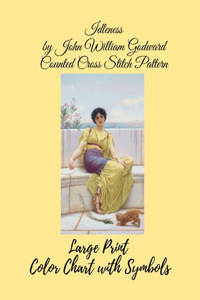 Idleness by John William Godward Counted Cross Stitch Pattern