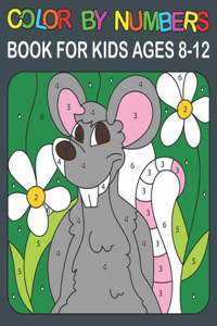 Color By Numbers book For Kids Ages 8-12