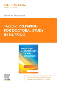 Preparing for Doctoral Study in Nursing - Elsevier E-Book on Vitalsource (Retail Access Card)