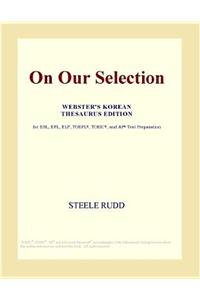 On Our Selection (Webster's Korean Thesaurus Edition)