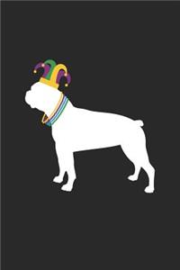 Boston Terrier Notebook - Mardi Gras Gift for Boston Terrier Lovers - Boston Terrier Journal