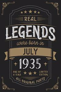 Real Legends were born in July 1935