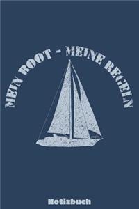 Mein Boot - Meine Regeln - Notizbuch