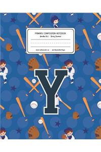 Primary Composition Notebook Grades K-2 Story Journal Y