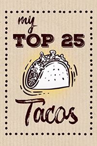 My Top 25 Tacos