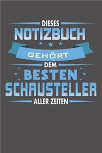 Dieses Notizbuch Gehört Dem Besten Schausteller Aller Zeiten