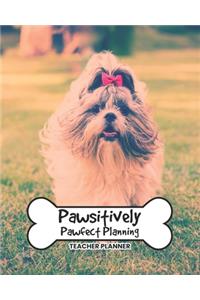 Teacher Planner Pawsitively Pawfect Planning