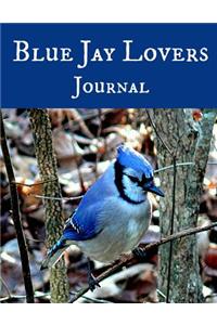 Blue Jay Lovers Journal: Blank Lined Journal with Some Blank Spaces for Sketching