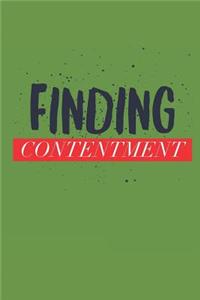 Finding Contentment