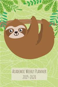 Academic Weekly Planner 2019-2020